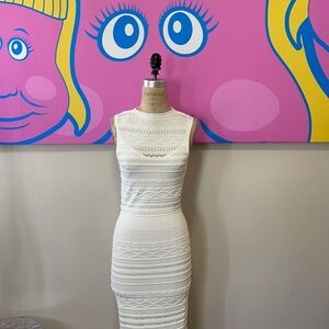 BeBe BodyCon Wedding Dress Mermaid Hem